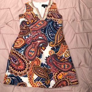 Pretty Paisley Sleeveless Dress- Laundry